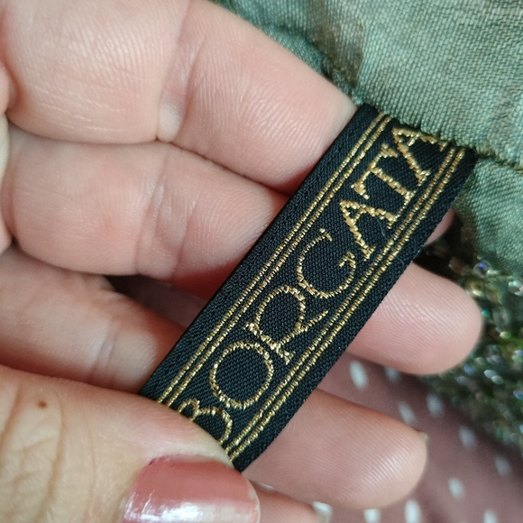 Embroidered Embellished Tasseled Cushion - Picture 5 of 13